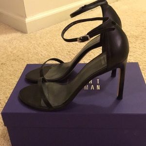 Stuart Weitzman calfsong barely there sandal